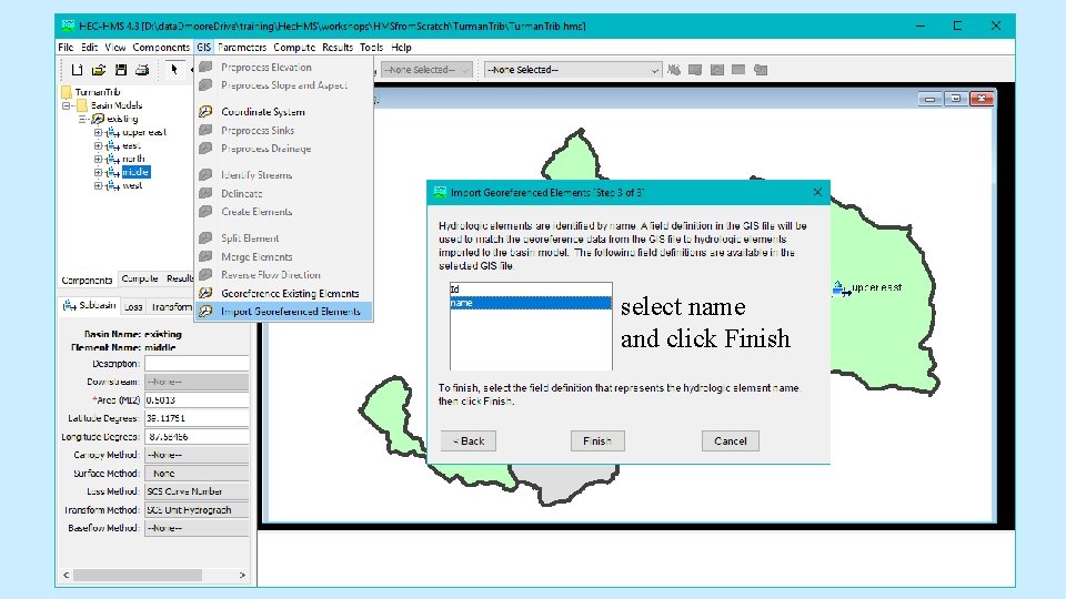 select name and click Finish select name and click Finish