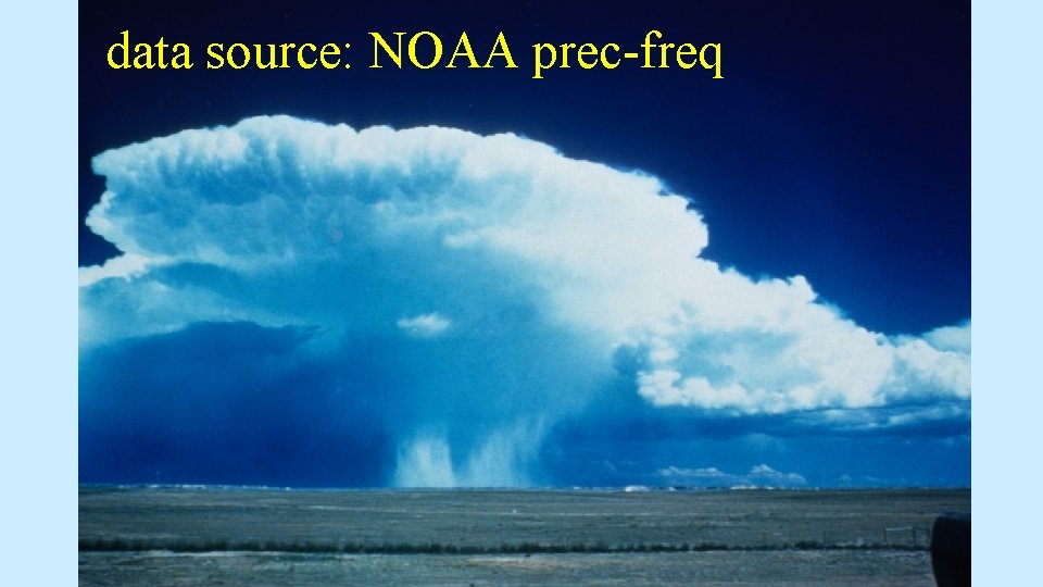 data source: NOAA prec-freq data source: NOAA prec-freq