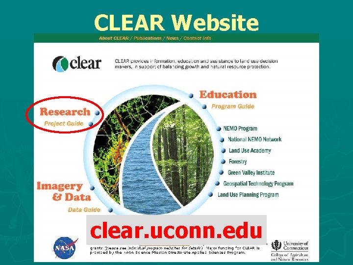 CLEAR Website clear. uconn. edu 