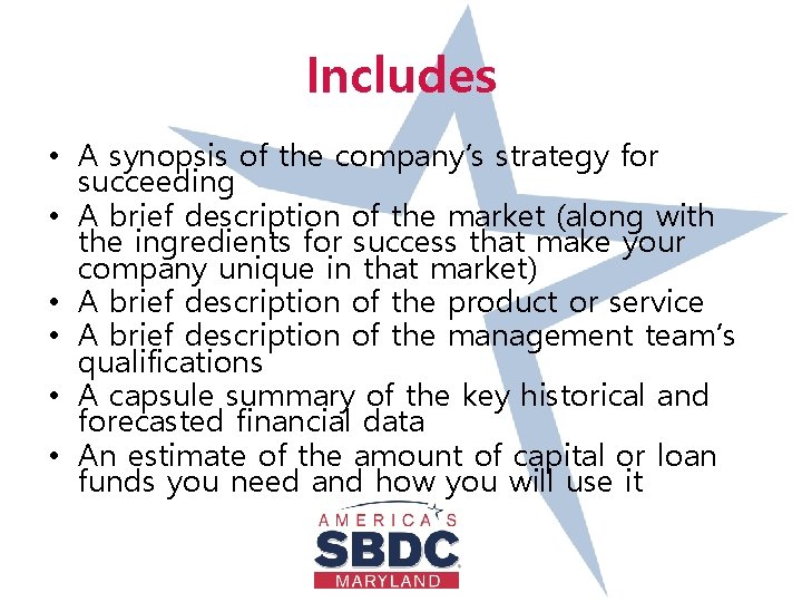 Includes • A synopsis of the company’s strategy for succeeding • A brief description