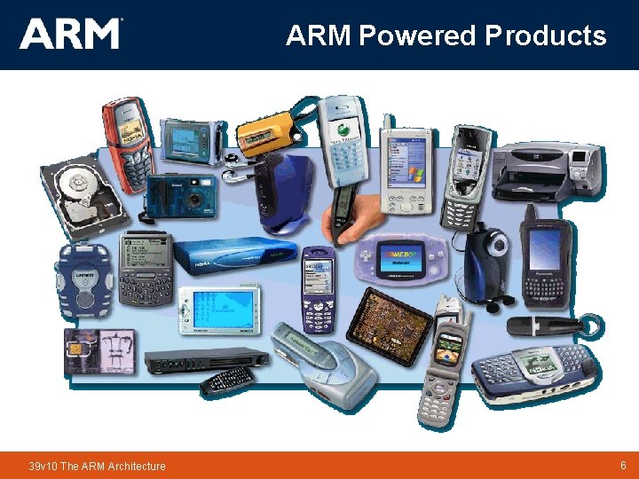 ARM Powered Products 39 v 10 The ARM Architecture TM 6 6 ARM Powered Products 39 v 10 The ARM Architecture TM 6 6