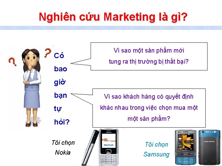 Nghiên cứu Marketing là gì? Có bao Vì sao một sản phẩm mới tung