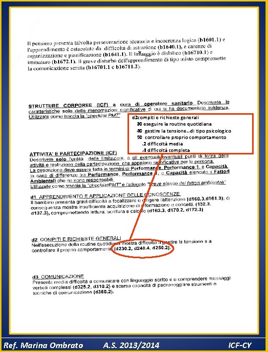 d 2 compiti e richieste generali 30 eseguire la routine quotidiana 40 gestire la