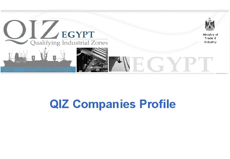 Ministry of Trade & Industry QIZ Companies Profile 