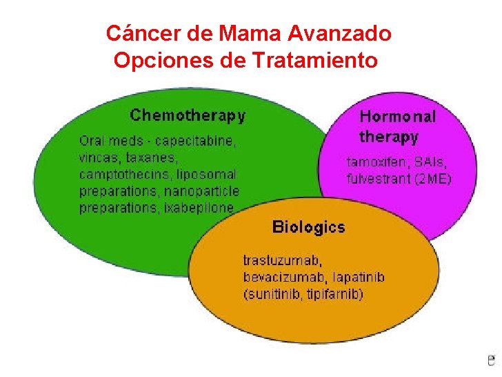 Cáncer de Mama Avanzado Opciones de Tratamiento 24 