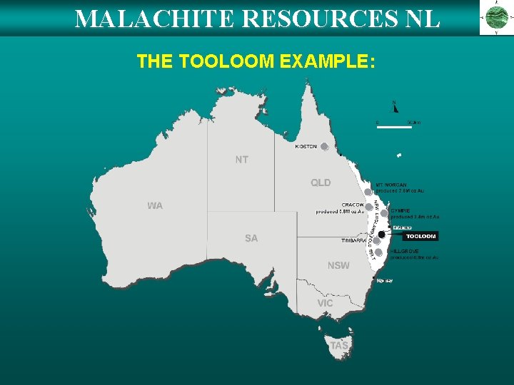 MALACHITE RESOURCES NL THE TOOLOOM EXAMPLE: MALACHITE RESOURCES NL THE TOOLOOM EXAMPLE:
