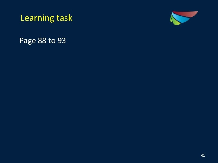 Learning task Page 88 to 93 61 