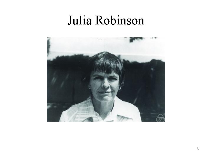 Julia Robinson 9 