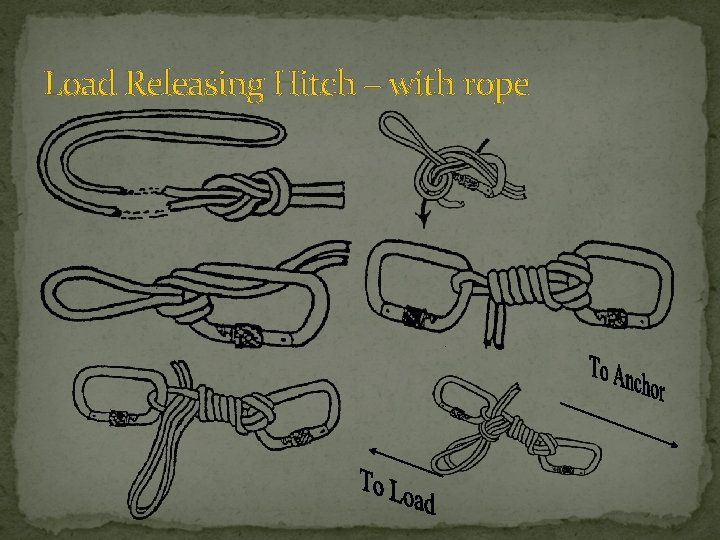 Load Releasing Hitch – with rope 