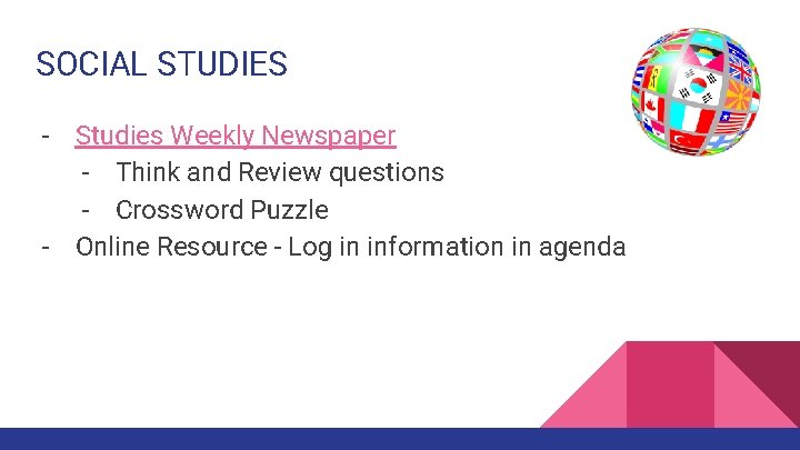 SOCIAL STUDIES - Studies Weekly Newspaper - Think and Review questions - Crossword Puzzle