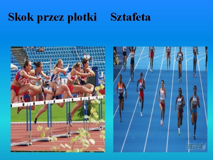 Skok przez płotki Sztafeta 