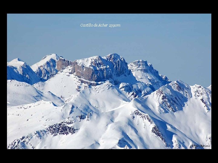 Castillo de Acher 2390 m . . . 