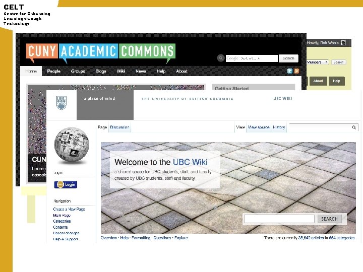 CELT Centre for Enhancing Learning through Technology The DMU Commons is a blogging platform