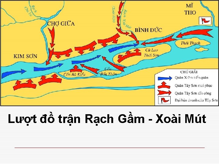 Lượt đồ trận Rạch Gầm - Xoài Mút Lượt đồ trận Rạch Gầm - Xoài Mút