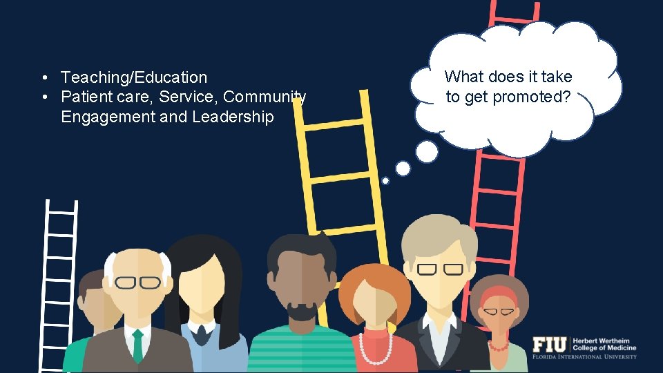  • Teaching/Education • Patient care, Service, Community Engagement and Leadership What does it