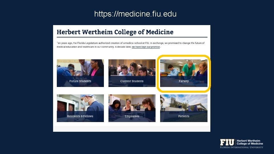 https: //medicine. fiu. edu 