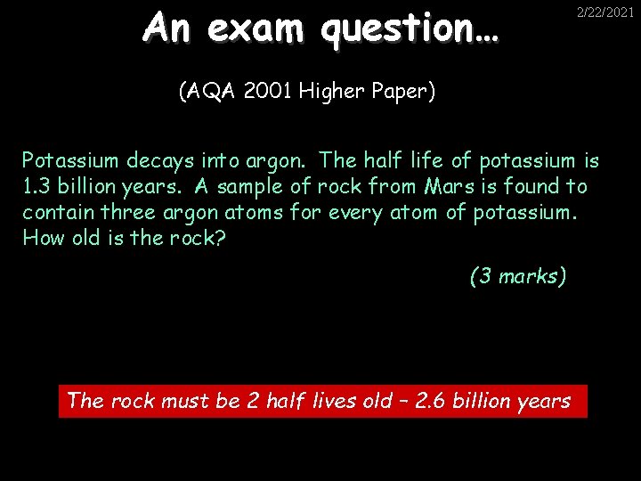 Gcse Radiation W Richards Worthing High School