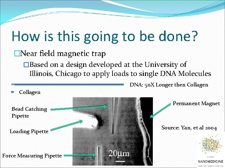 How is this going to be done? �Near field magnetic trap �Based on a