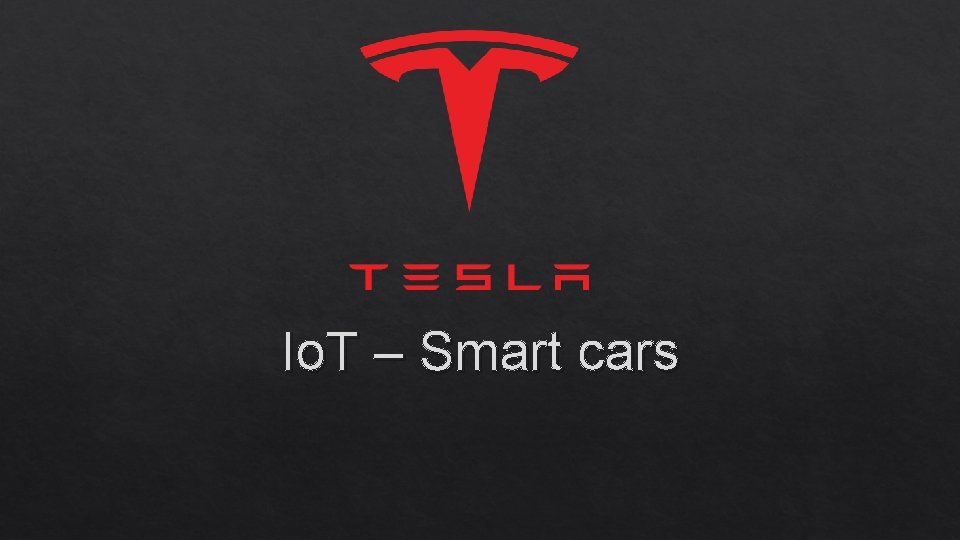 Io. T – Smart cars 
