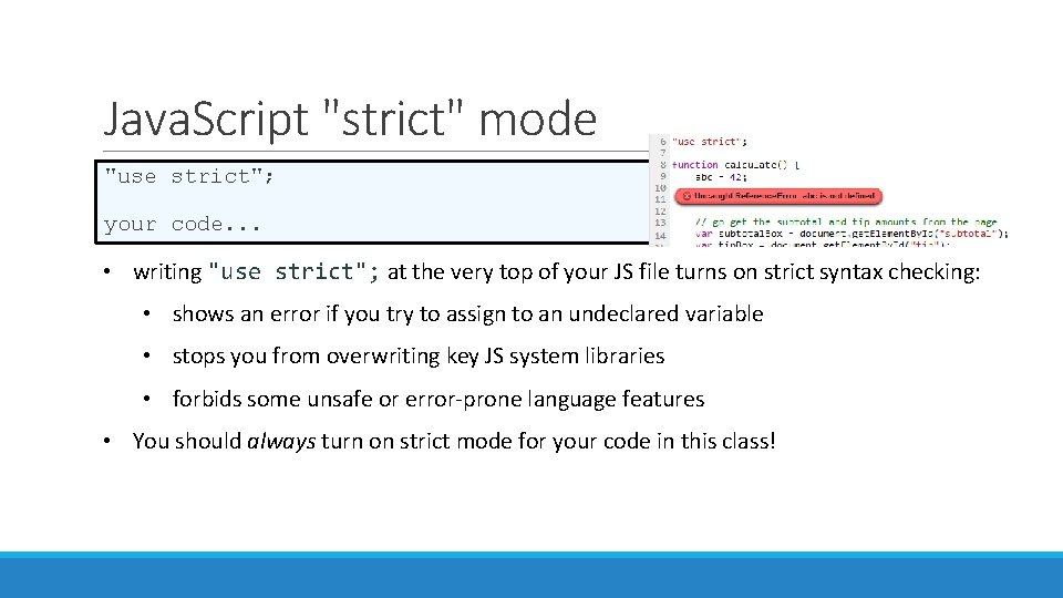 34 How To Use Strict Mode In Javascript