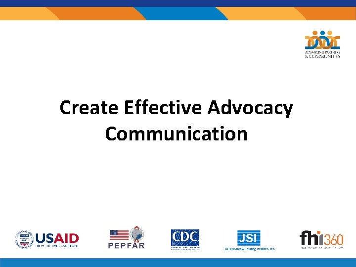 Create Effective Advocacy Communication 