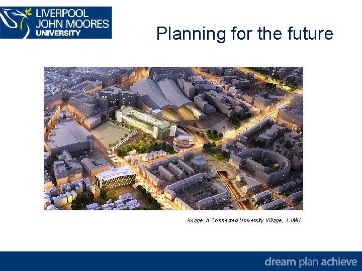 Planning for the future Image: A Connected University Village, LJMU 