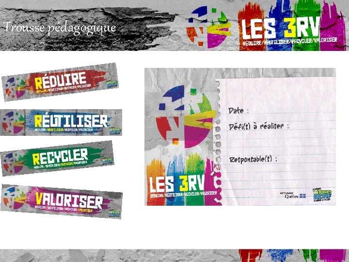 Les 3 RV au service de lenvironnement Une
