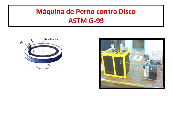 Máquina de Perno contra Disco ASTM G-99 