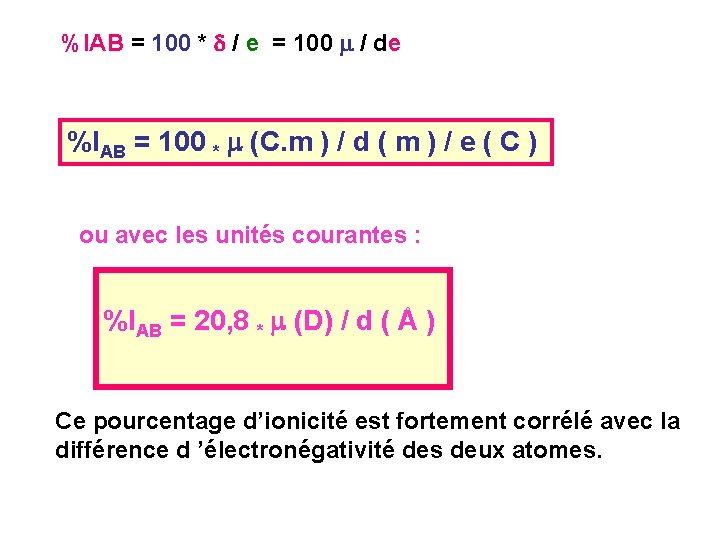 %IAB = 100 * d / e = 100 m / de %IAB =