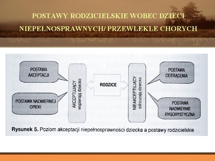 POSTAWY RODZICIELSKIE WOBEC DZIECI NIEPEŁNOSPRAWNYCH/ PRZEWLEKLE CHORYCH 