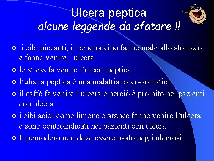 Ulcera peptica alcune leggende da sfatare !! i cibi piccanti, il peperoncino fanno male