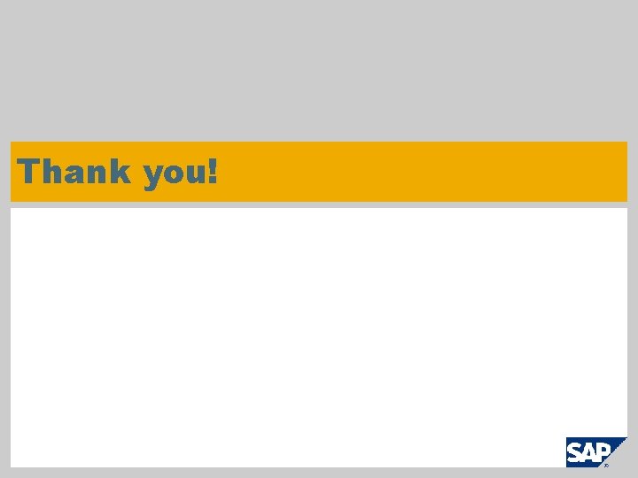 Thank you! © 2010 SAP AG. All rights reserved. / Page 69 