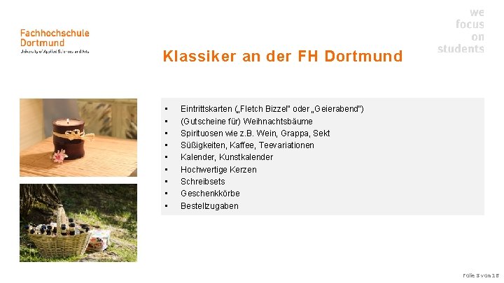 Klassiker an der FH Dortmund • • • Eintrittskarten („Fletch Bizzel“ oder „Geierabend“) (Gutscheine
