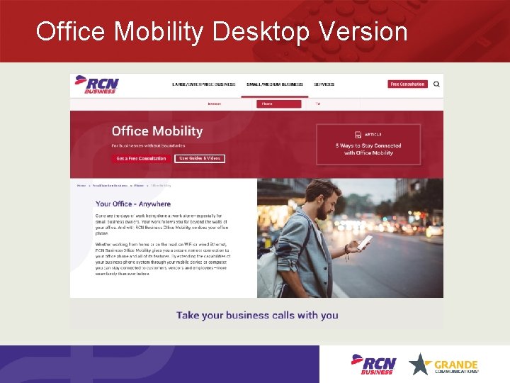 Office Mobility Desktop Version 