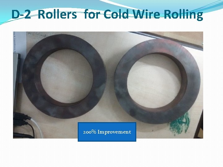 D-2 Rollers for Cold Wire Rolling 200% Improvement 