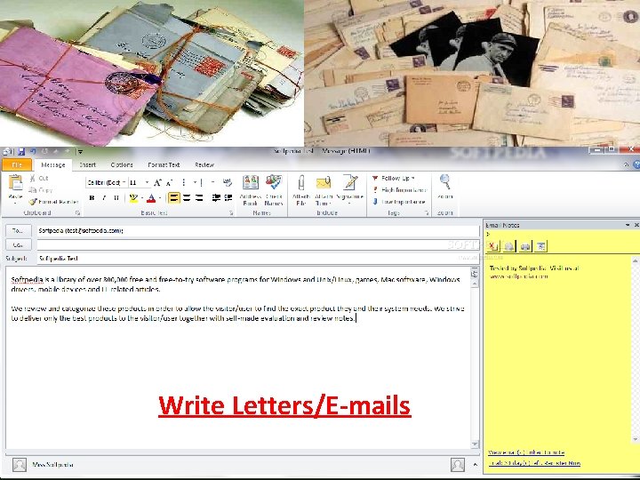 Write Letters/E-mails 