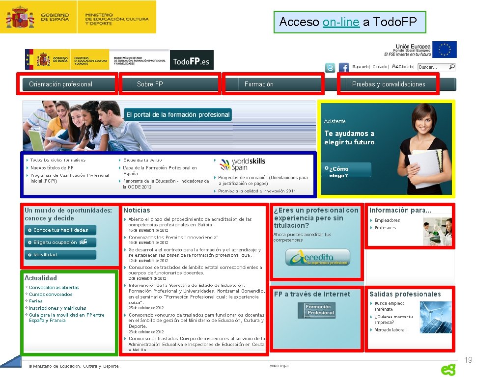 CONTRATO FORMACIÓN Y APRENDIZAJE Y FORMACIÓN PROFESIONAL DUAL Acceso on-line a Todo. FP Inicio