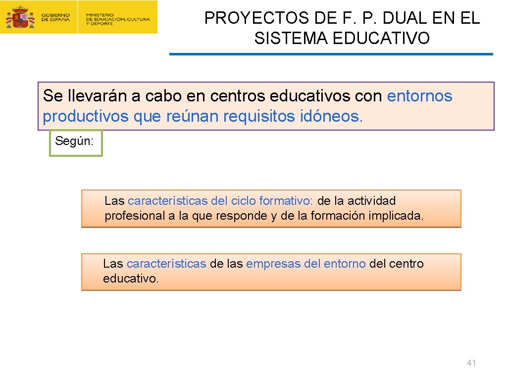 CONTRATO FORMACIÓN Y APRENDIZAJE Y FORMACIÓN PROFESIONAL DUAL PROYECTOS DE F. P. DUAL EN