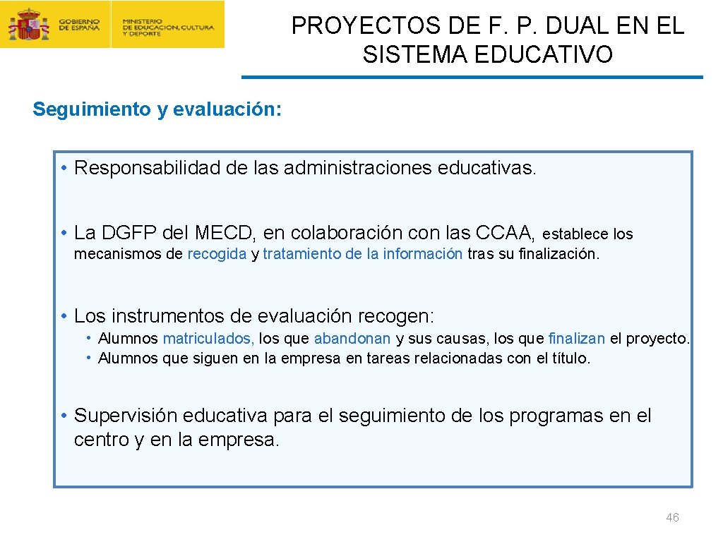 CONTRATO FORMACIÓN Y APRENDIZAJE Y FORMACIÓN PROFESIONAL DUAL PROYECTOS DE F. P. DUAL EN