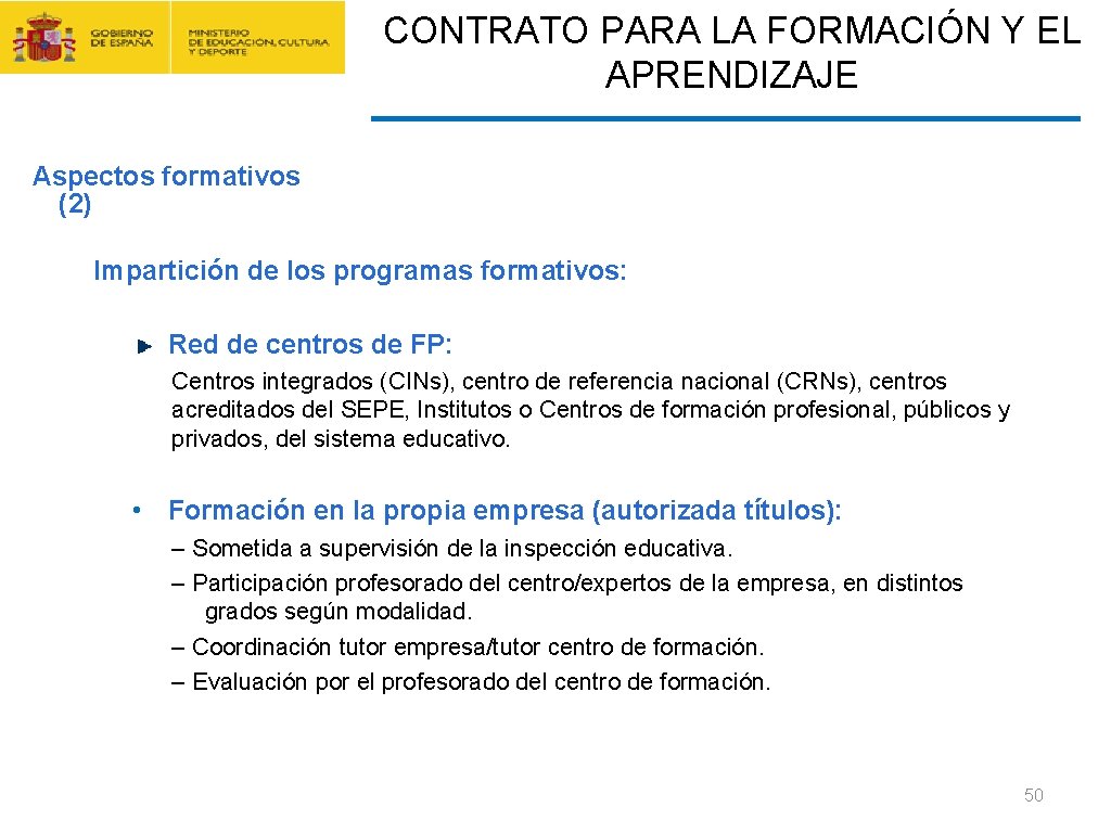 CONTRATO FORMACIÓN Y APRENDIZAJE Y FORMACIÓN PROFESIONAL DUAL CONTRATO PARA LA FORMACIÓN Y EL