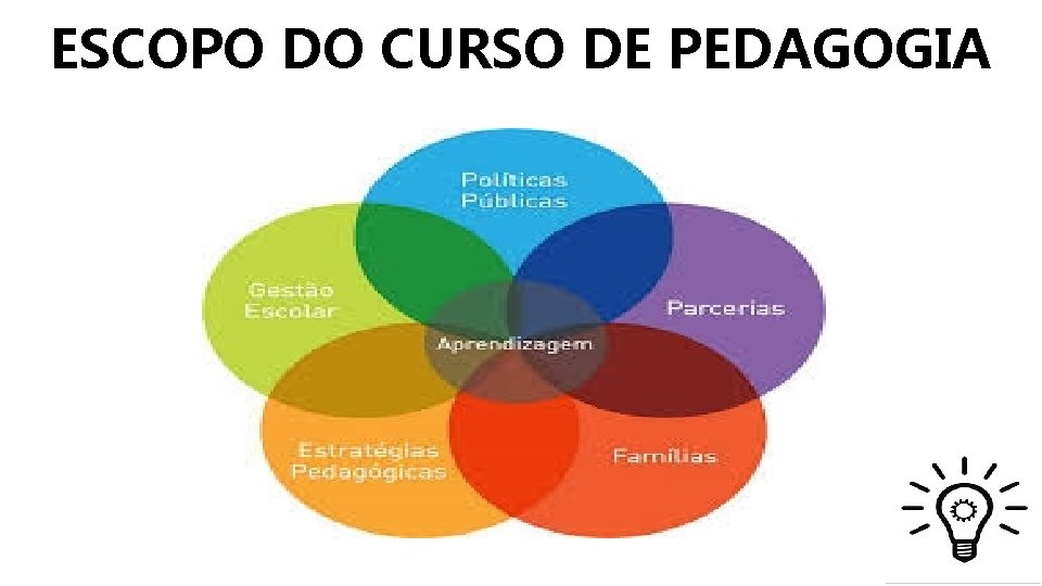 ESCOPO DO CURSO DE PEDAGOGIA 