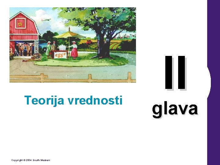 Teorija vrednosti Copyright © 2004 South-Western II glava 