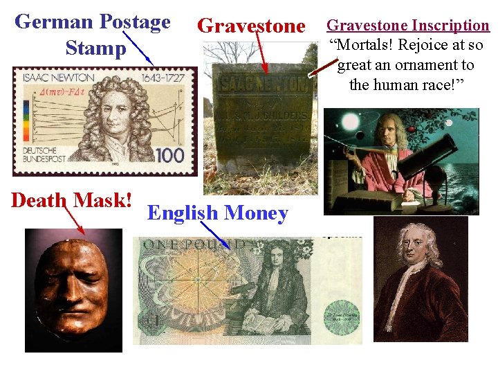 German Postage Stamp Death Mask! Gravestone English Money Gravestone Inscription “Mortals! Rejoice at so