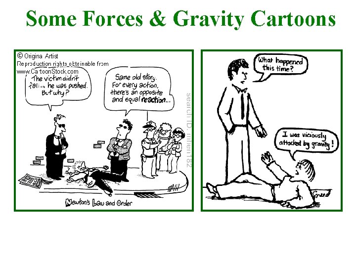 Some Forces & Gravity Cartoons 