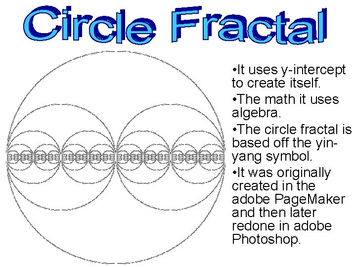 • It uses y-intercept to create itself. • The math it uses algebra. • It uses y-intercept to create itself. • The math it uses algebra.