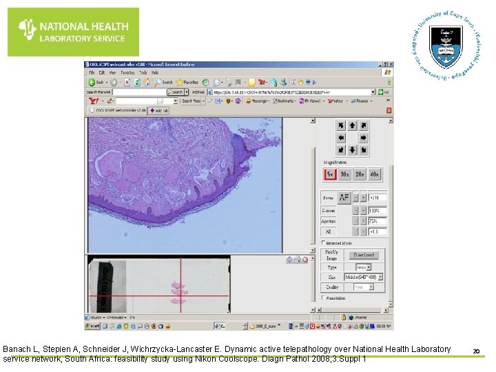 Banach L, Stepien A, Schneider J, Wichrzycka-Lancaster E. Dynamic active telepathology over National Health