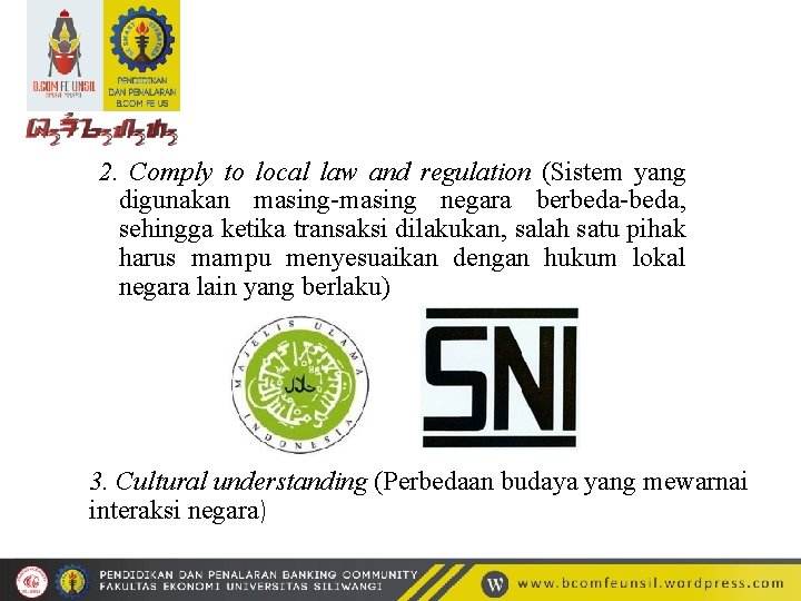 International Business Theory Dosen Pengampu Agi Rosyadi S
