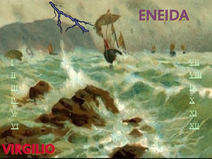 ENEIDA I VII II VIII IX IV X V XI VI XII VIRGILIO 