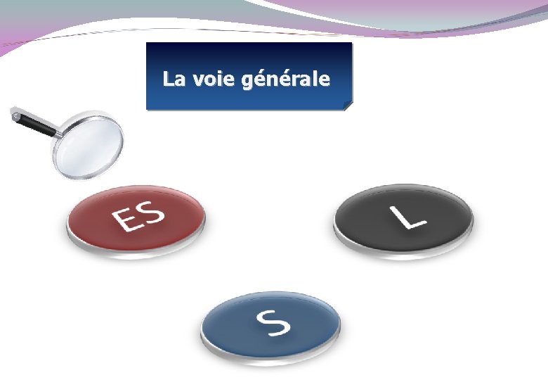 La voie générale Les 3 séries générales à la loupe… 