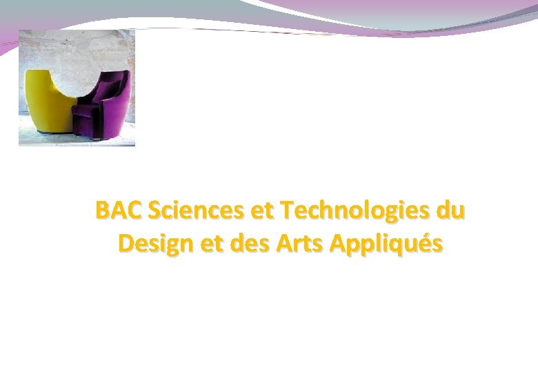 BAC Sciences et Technologies du Design et des Arts Appliqués 